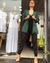 Maxi blazer alfaiataria verde escuro