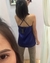 Regata Seda Azul - Pérola Deusa: Loja de Roupas - Roupas, Look Trabalho, Moda Online