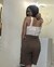 Cropped Alfaiataria Areia na internet