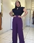 Calça Pantalona Dunas Vinho - comprar online
