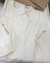 Camisa Laise Branca com Babados - comprar online