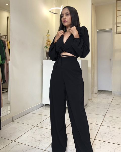 Conjunto Ivy Verde Preto