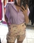 Camisa Babados Lilás