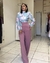 Calça Pantalona Faixa Rose - Pérola Deusa: Loja de Roupas - Roupas, Look Trabalho, Moda Online