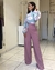 Calça Pantalona Faixa Rose - comprar online