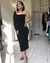 Vestido Midi Preto Nula Manga - Pérola Deusa: Loja de Roupas - Roupas, Look Trabalho, Moda Online