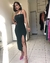 Vestido Midi Verde Fenda - Pérola Deusa: Loja de Roupas - Roupas, Look Trabalho, Moda Online