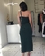 Vestido Midi Verde Fenda na internet