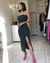 Vestido Midi Verde Fenda