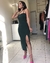 Imagem do Vestido Midi Verde Fenda