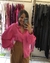 Imagem do Camisa Feminina Pink Manga Plissada