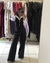 Calça Pantalona Alfaiataria Cinto Preta