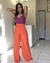Cropped Linho Fuscia - comprar online