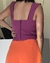 Cropped Linho Fuscia na internet