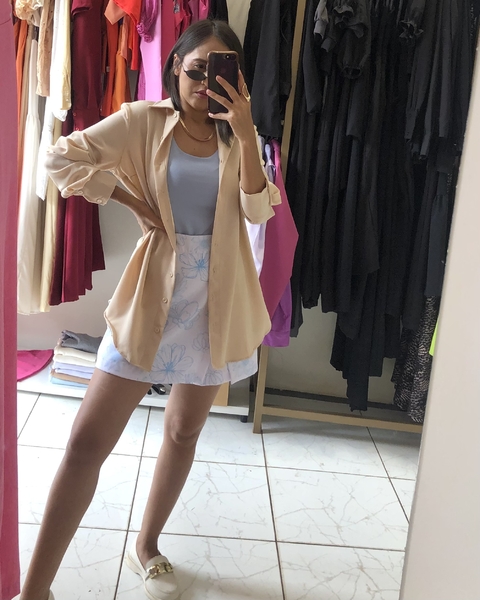 Short Saia Alfaiataria Estampado - comprar online