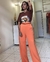 Calça Pantalona Faixa Laranja - Pérola Deusa: Loja de Roupas - Roupas, Look Trabalho, Moda Online