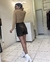 Blusa Manga Longa Canelada Camel - comprar online