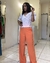 Calça Pantalona Faixa Laranja na internet