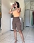 Bermuda Marrom Claro Linho - Pérola Deusa: Loja de Roupas - Roupas, Look Trabalho, Moda Online