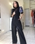 Jardineira Glamour Linho Preta - Pérola Deusa: Loja de Roupas - Roupas, Look Trabalho, Moda Online