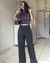 Calça Pantalona Alfaiataria Cinza - comprar online