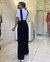 Jardineira Glamour Linho Preta - loja online