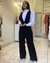 Jardineira Glamour Linho Preta na internet