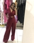 Imagem do Conjunto Pantalona e Cropped Marsala