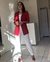 Maxi Blazer Alfaiataria Vermelho - loja online