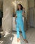 Conjunto Azul calça alfaiataria e camiseta - Pérola Deusa: Loja de Roupas - Roupas, Look Trabalho, Moda Online