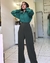Calça Verde Militar no Crepe