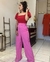Calça Pantalona Elegance Linho Rosa - loja online