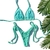 Cortininha Amarração - Verde Água - comprar online