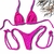 Cortininha Amarração- Pink na internet