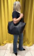 TOTE BAG AMALFI NEGRO - MIKY HANS