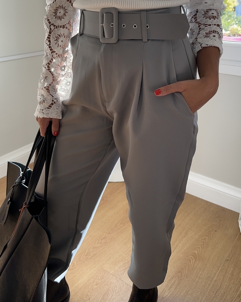 PANTALON SARAH GRIS
