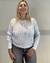 SWEATER FOIL METALIZADO PLATA - comprar online