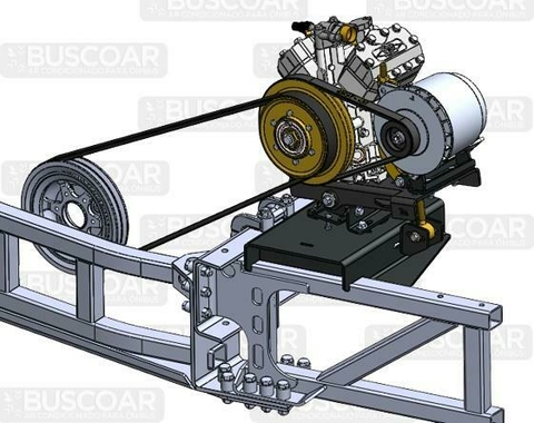Conj. Suporte Comp. Bitzer Scania K440 Euro 3 e 5 - comprar online