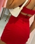 Vestido Roma Crepe Vermelho - Loja Doce Garota