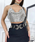 Cropped Metalico curto - comprar online
