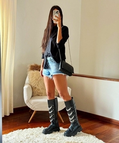 Bota de montar detalle cadena - comprar online
