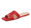 Chatas romanas rojo