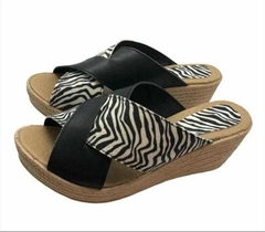 Sandalias Viena cebra