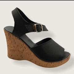 Zueco Elegant Marron y Negro - comprar online