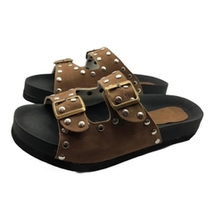 Sandalia Birk Suela Con Tachas