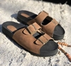 Sandalias Birk Marron
