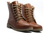 Borcego Clasico Marron Con Base Amarilla