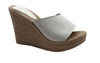 Sandalias plataforma taco chino White