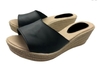 Sandalias taco chino negro