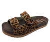 Sandalias Birk animal print marrón
